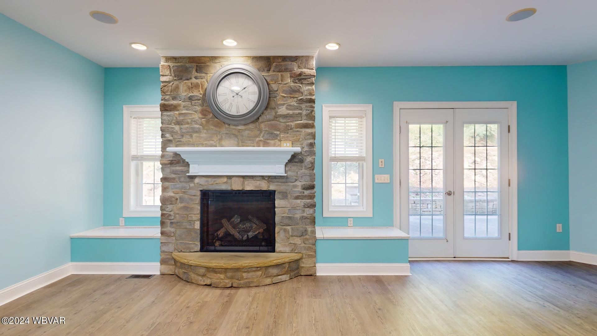 1885 Ravine Road Williamsport, PA 17701 - Photo 8 of 41 Beautiful fireplace with access to rear patio