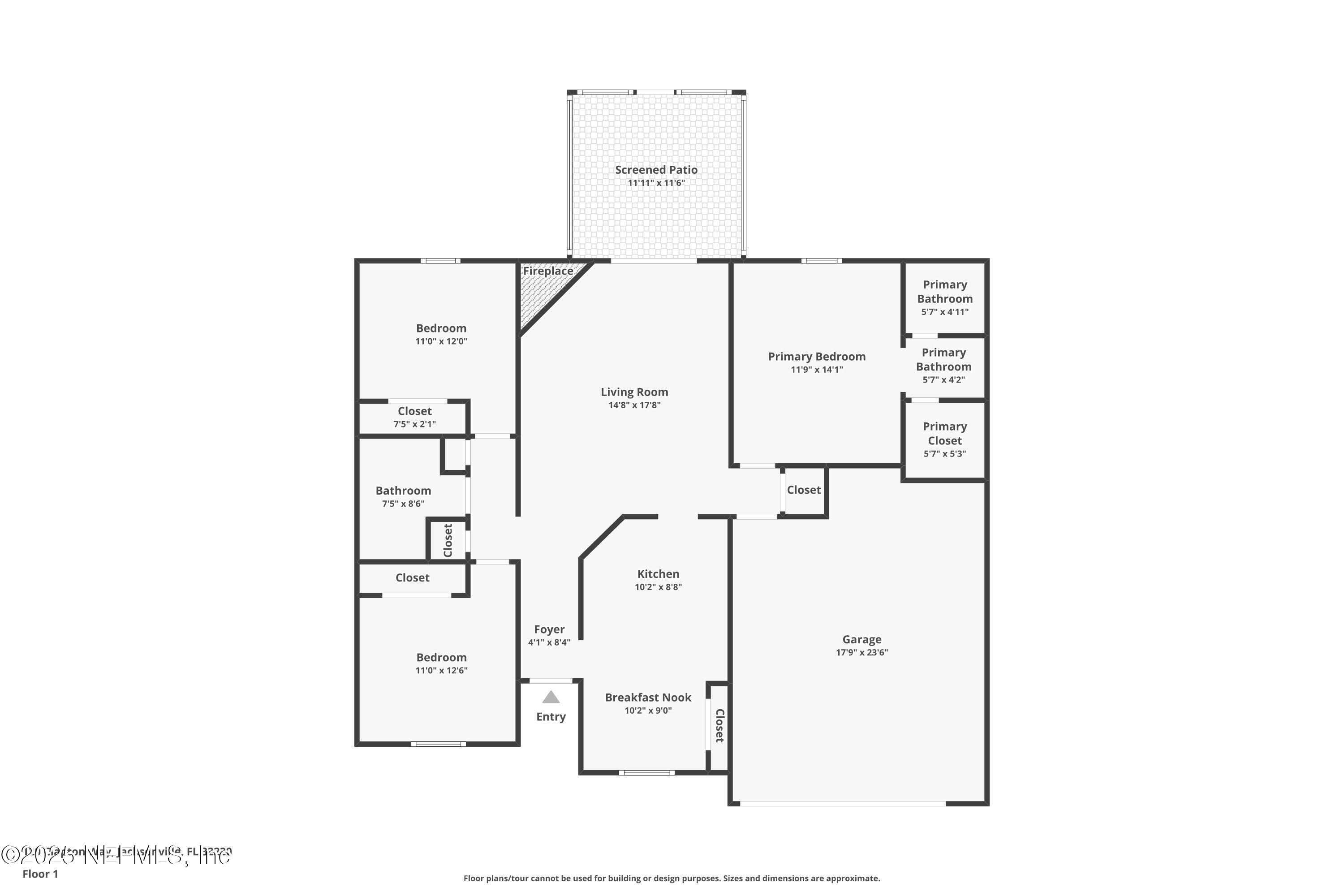 120 Clapton Way Jacksonville, FL 32220 - Photo 33 of 33 a picture of floor plan