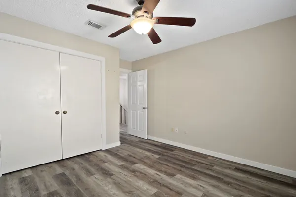wooden floor in an empty room