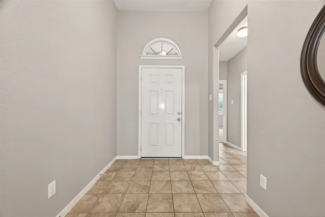 a view of an entryway door