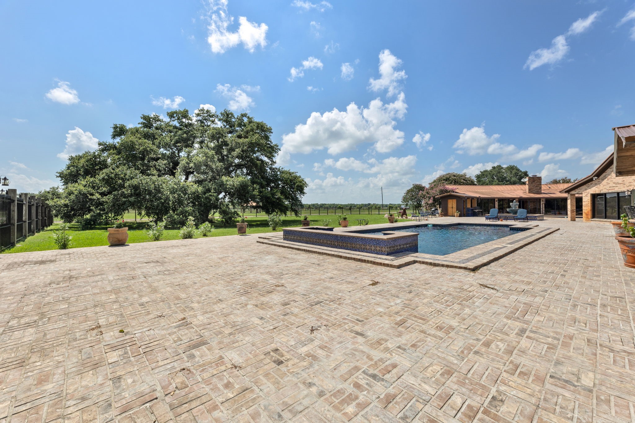 1226 County Road 45 Angleton, TX 77515 - Photo 7 of 44 a view of outdoor space yard and swimming pool