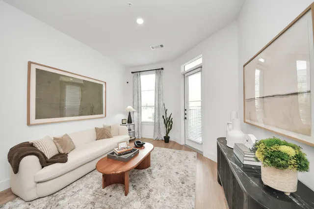 a view of swimming pool with outdoor seating and yard