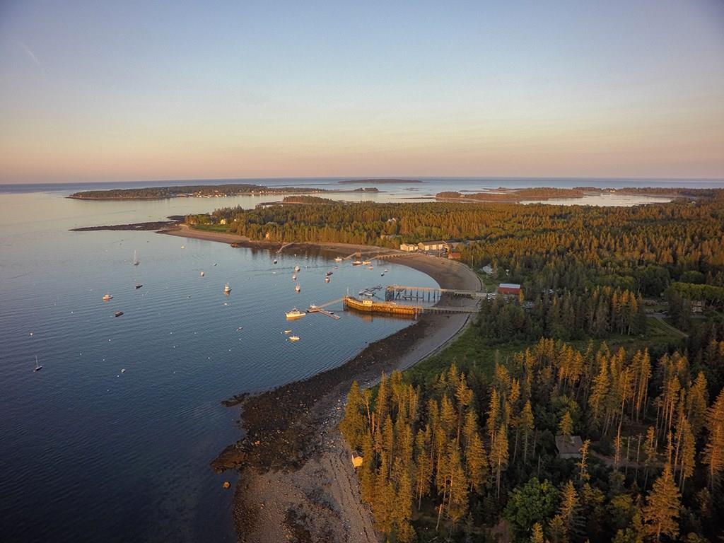 26 Ocean Road Cranberry Isles, ME 04625 - Photo 3 of 35 Aerial coastline and dock