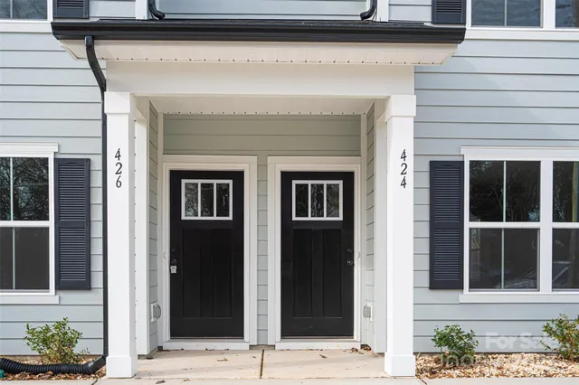 a view of entrance front of the house