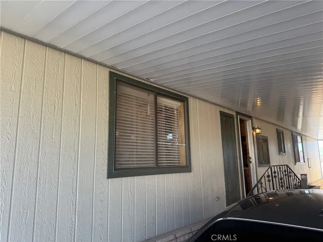 a view of a hallway with entryway
