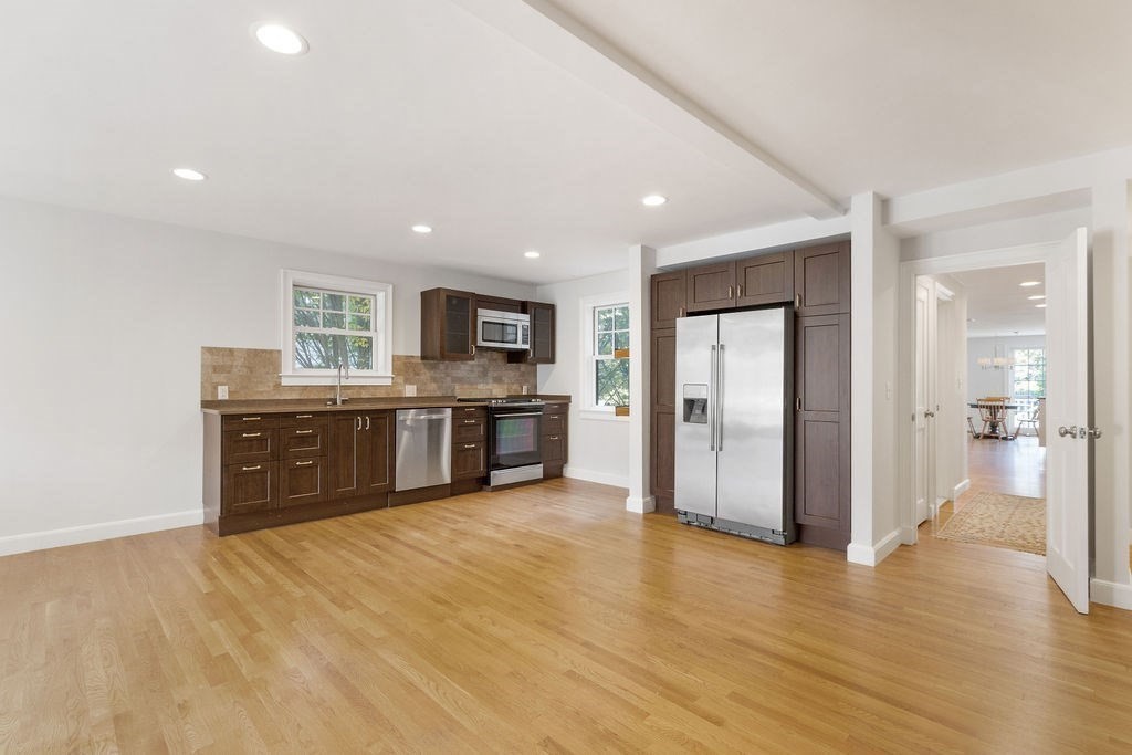 5 Mayflower Road Needham, MA 02492 - Photo 24 of 30 a view of kitchen with wooden floor