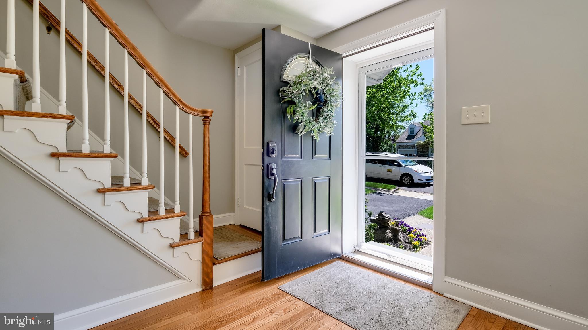 235 North Clinton Street Doylestown, PA 18901 - Photo 4 of 55 a view of an entryway with wooden floor and windows
