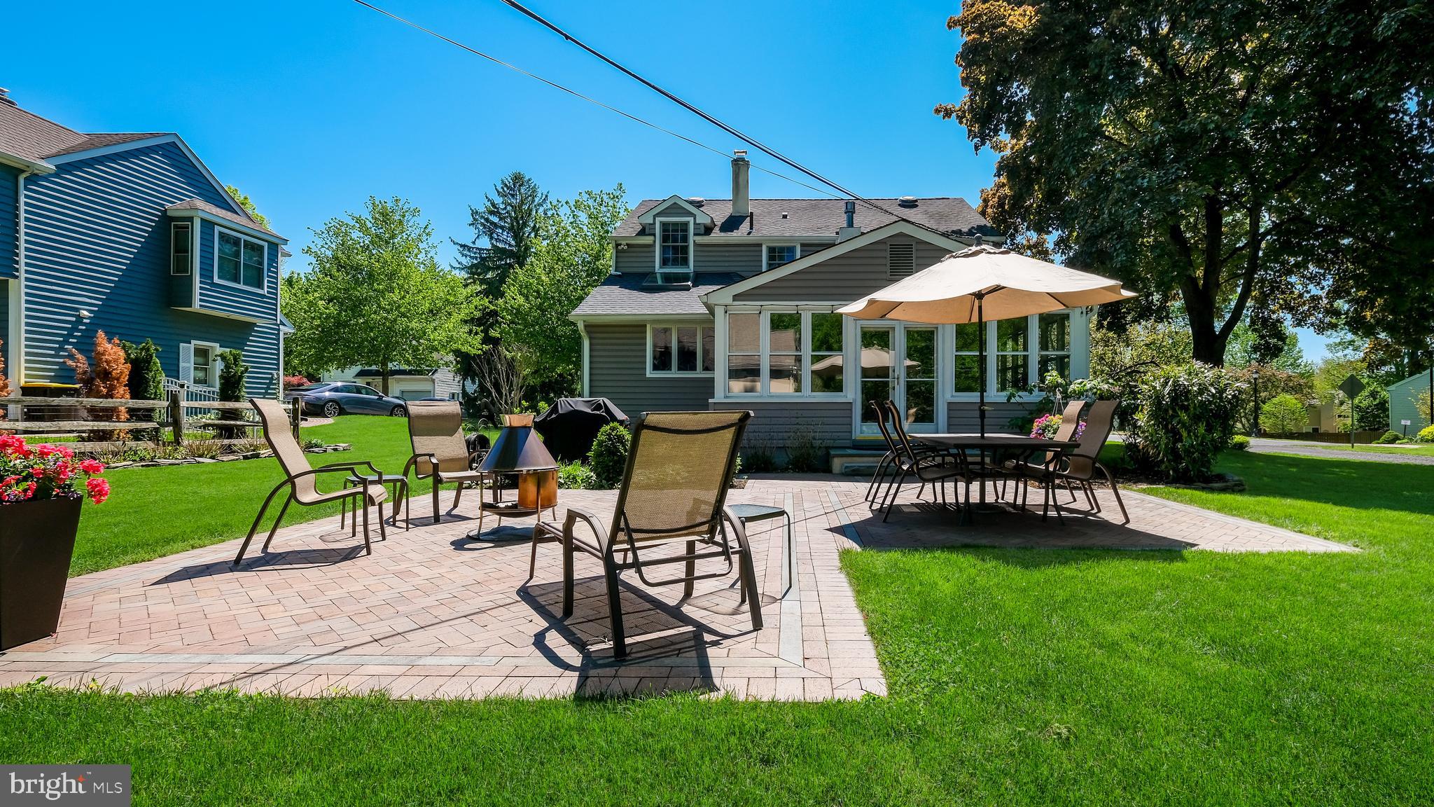 235 North Clinton Street Doylestown, PA 18901 - Photo 53 of 55 a view of a patio with a table and chairs