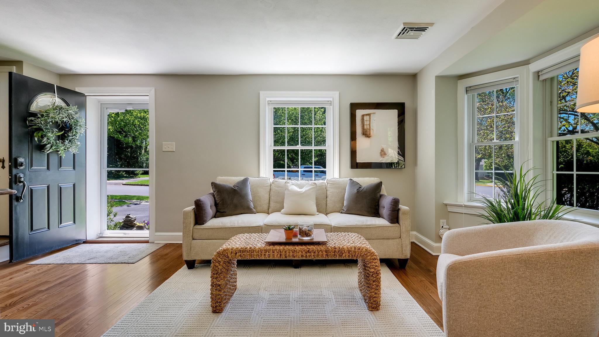 235 North Clinton Street Doylestown, PA 18901 - Photo 8 of 55 a living room with furniture and a large window