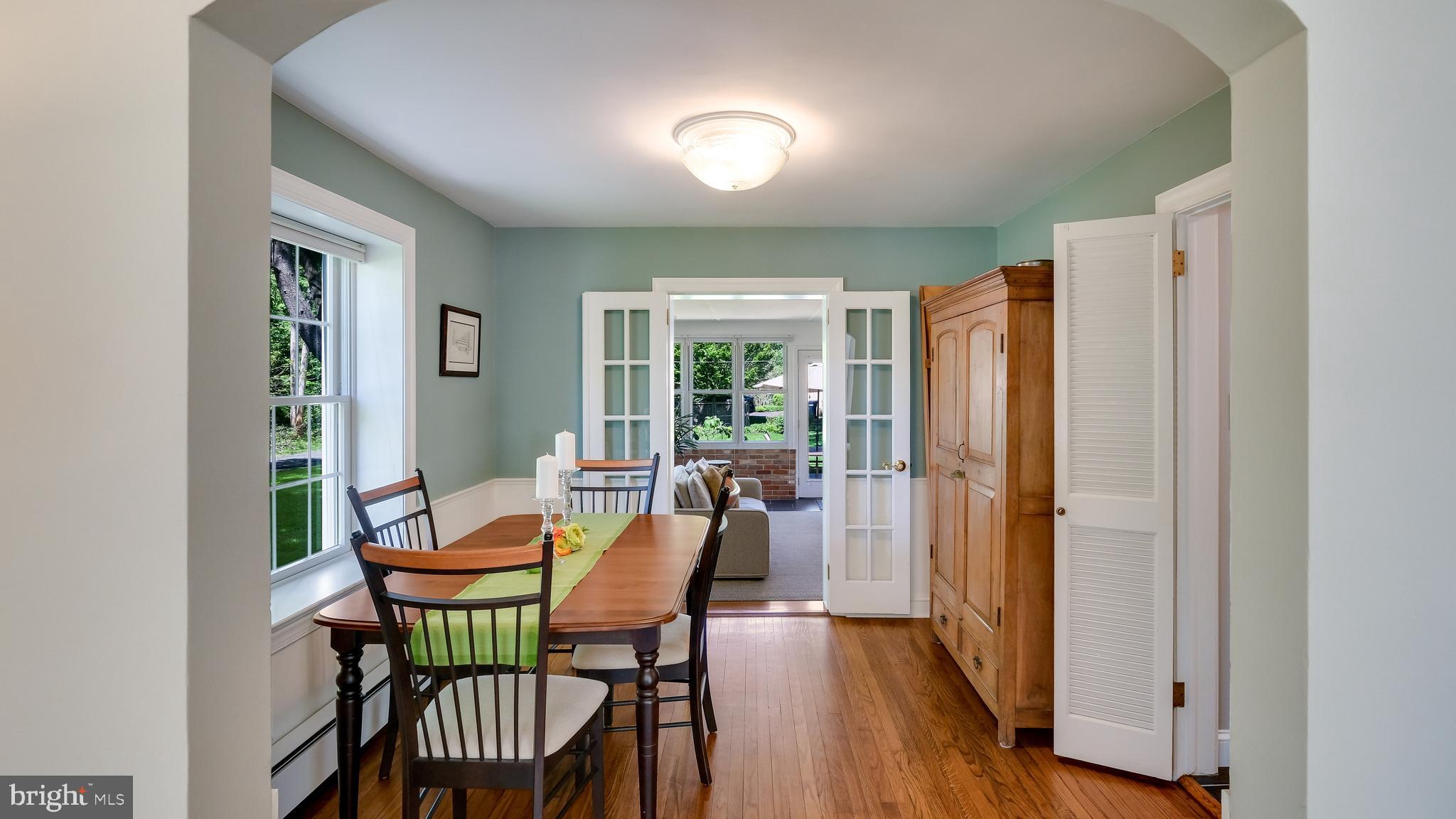 235 North Clinton Street Doylestown, PA 18901 - Photo 9 of 55 a dining room with furniture and wooden floor