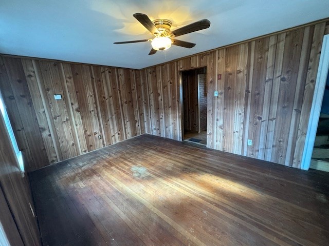 3 Highland Park Road Rutland, MA 01543 - Photo 13 of 25 a view of hallway with a ceiling fan and a wooden floor