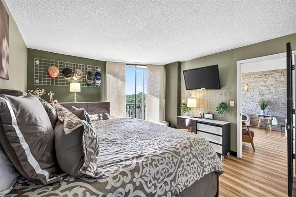 a view of a workspace with furniture