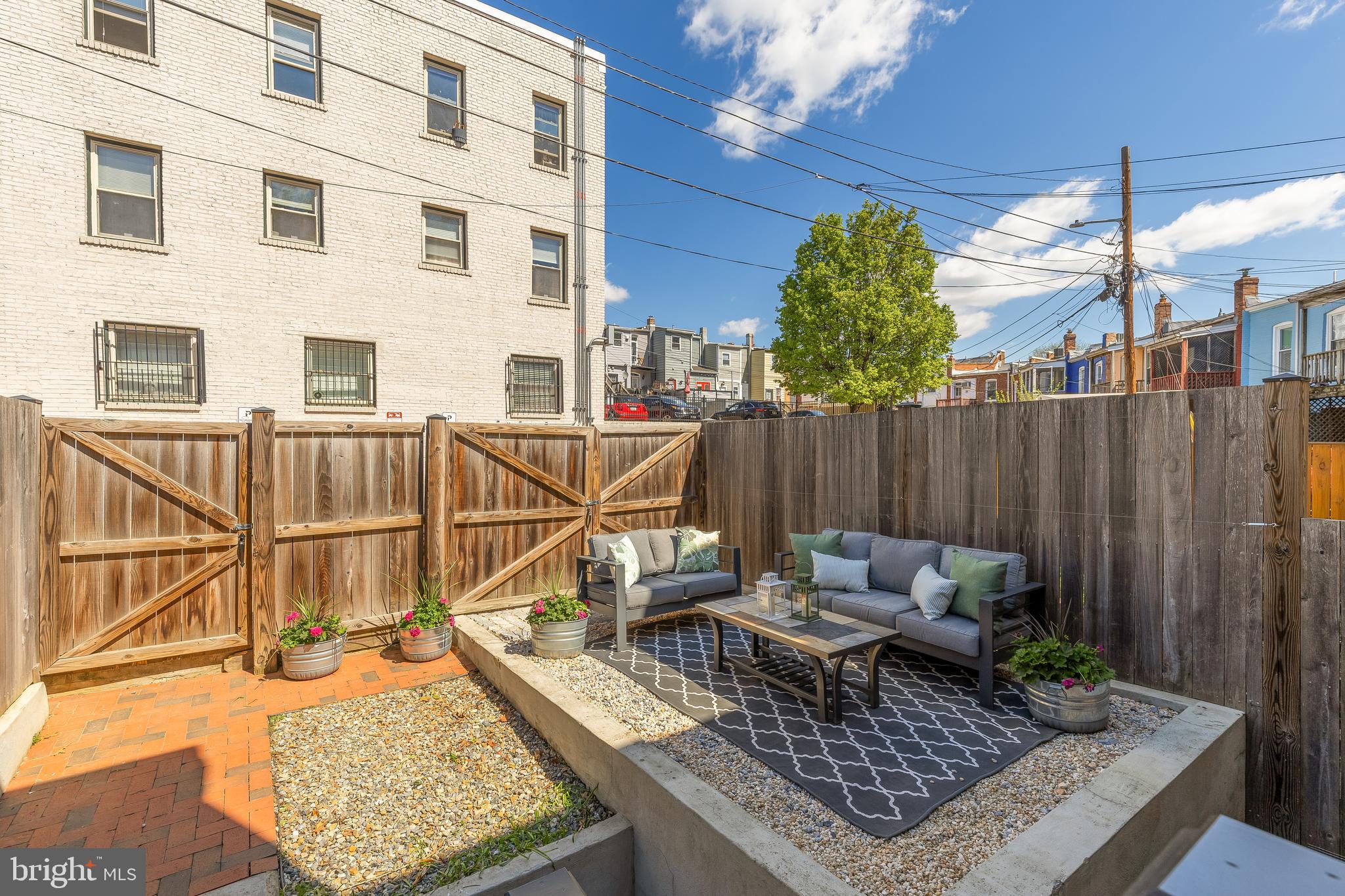 409 Columbia Road Northwest Washington, DC 20001 - Photo 19 of 41 a view of a roof deck with couches