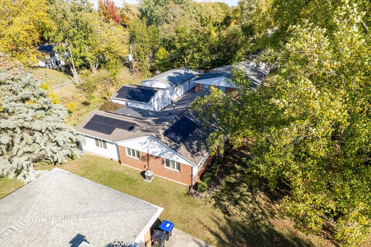 310 Rowe Drive Bloomington, IL 61701 - Photo 39 of 39 an aerial view of a house with a yard