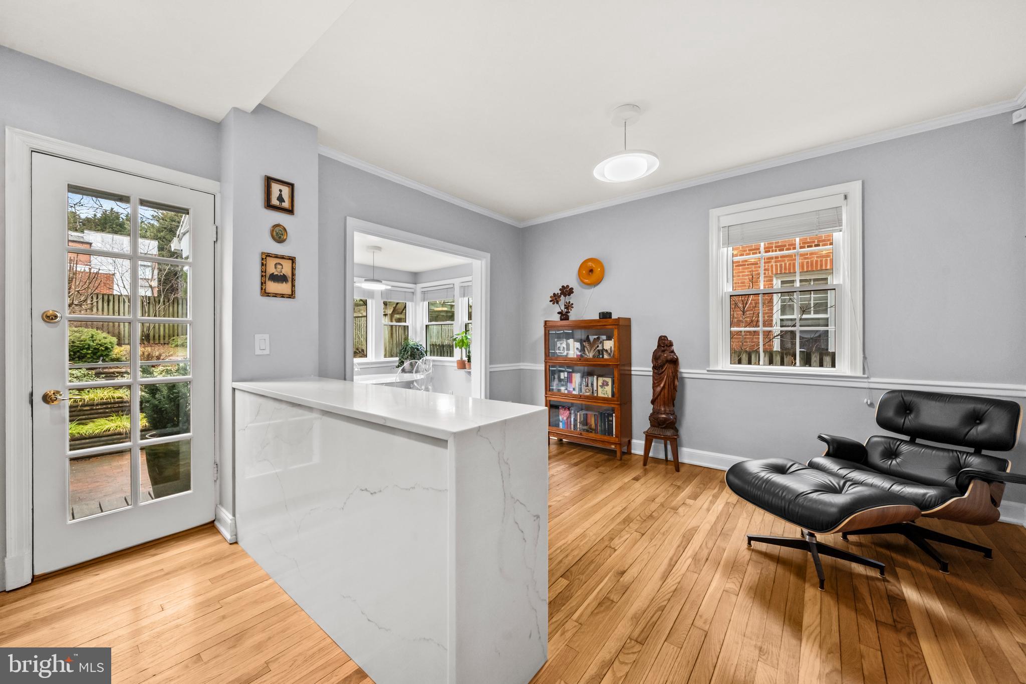 4228 40th Street Northwest Washington, DC 20016 - Photo 11 of 57 a workspace with furniture and window