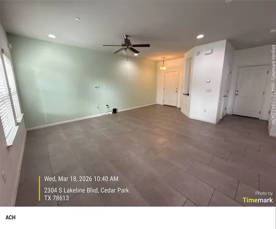 $1,950 | 2304 South Lakeline Boulevard, Unit 602, Cedar Park, TX 78613