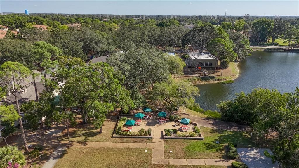 4513 Morningside, Unit 4 Sarasota, FL 34235 - Photo 47 of 81 an aerial view of house with yard swimming pool and outdoor seating