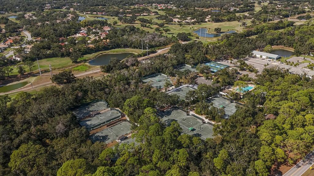 4513 Morningside, Unit 4 Sarasota, FL 34235 - Photo 65 of 81 an aerial view of residential house with outdoor space and trees all around