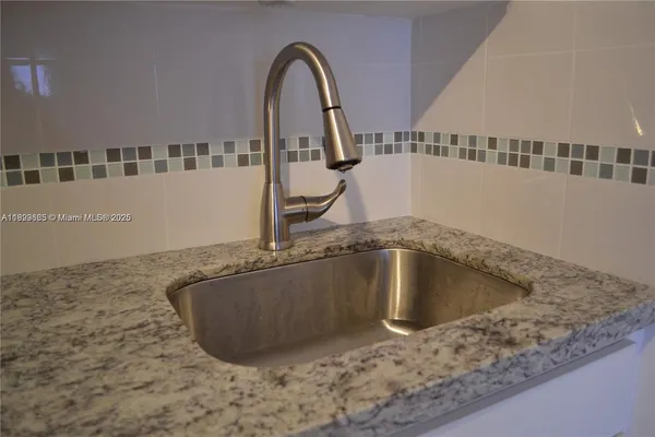a close view of sink