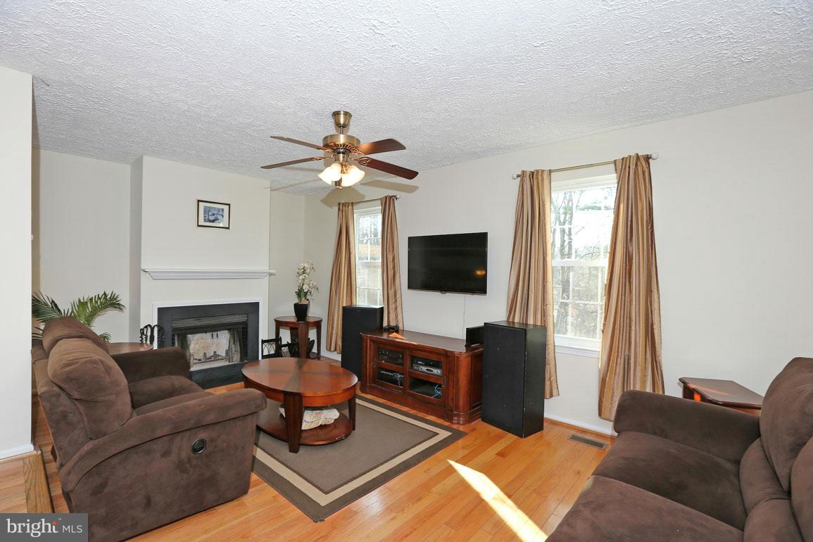 1816 Windjammer Way Gaithersburg, MD 20879 - Photo 10 of 29 a living room with furniture a fireplace and a flat screen tv