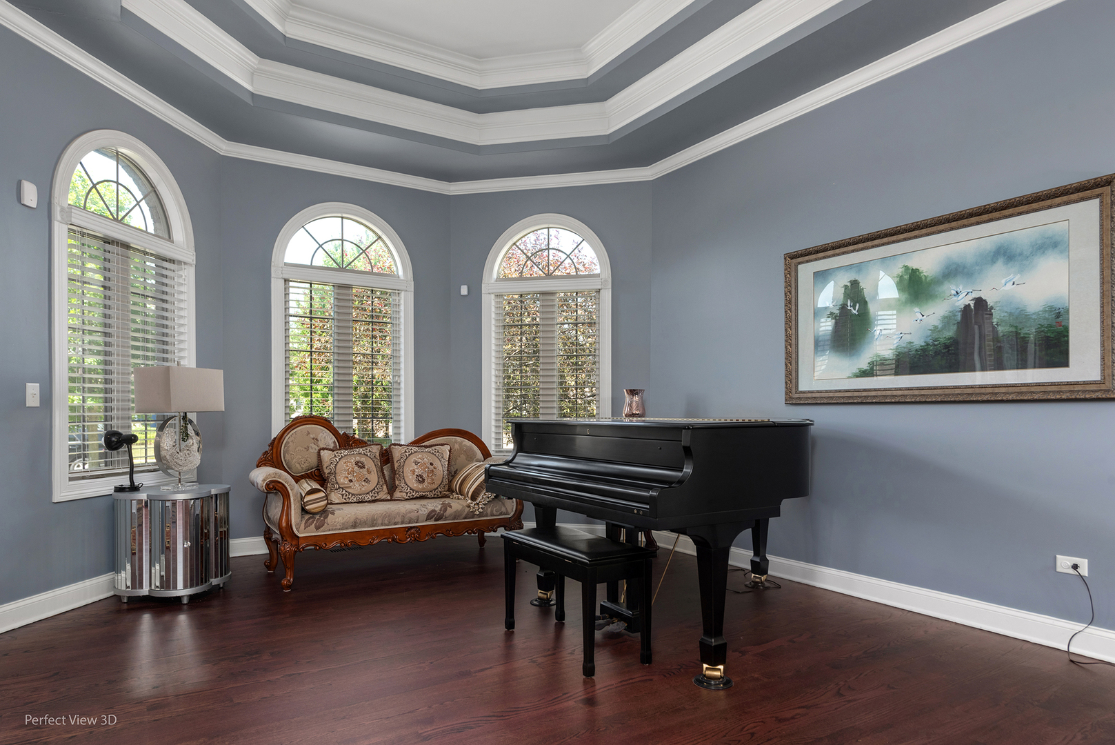4611 Corktree Road Naperville, IL 60564 - Photo 4 of 20 a living room with furniture and a large windows