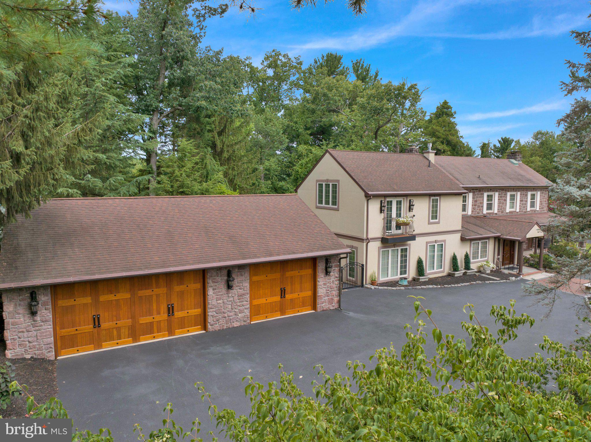 459 Mt Penn Road Reading, PA 19607 - Photo 3 of 96 3 Car Garage w/refinishedS Cedar Doors