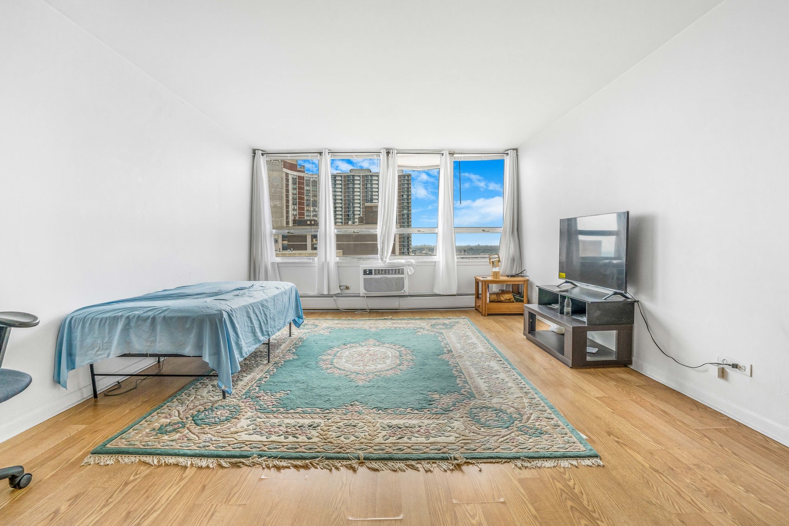 6171 North Sheridan Road, Unit 2804 Chicago, IL 60660 - Photo 3 of 27 a living room with furniture and a rug