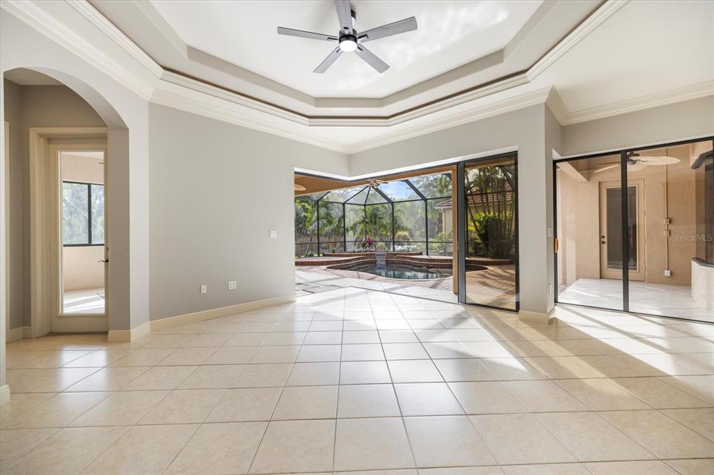 616 Crane Prairie Way Osprey, FL 34229 - Photo 15 of 54 a view of an entryway with a chandelier
