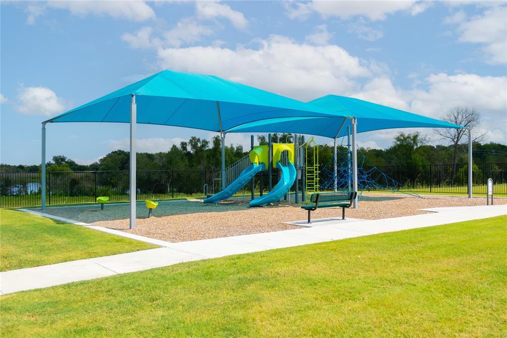 2608 Freeman Street Anna, TX 75409 - Photo 4 of 22 a view of a table and chairs under an umbrella