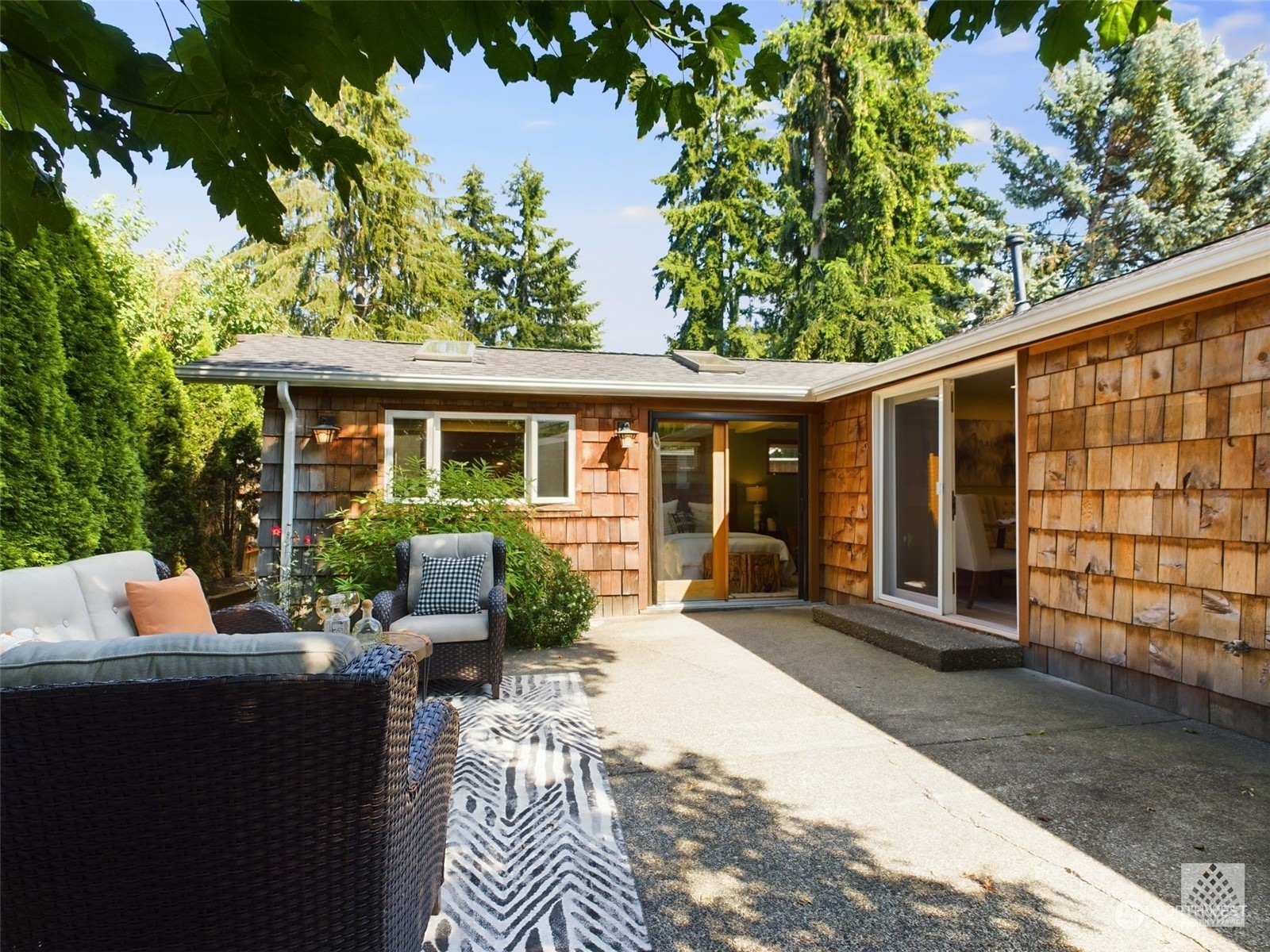 103 224th Street Southwest Bothell, WA 98021 - Photo 30 of 40 a house view with a sitting space and garden space