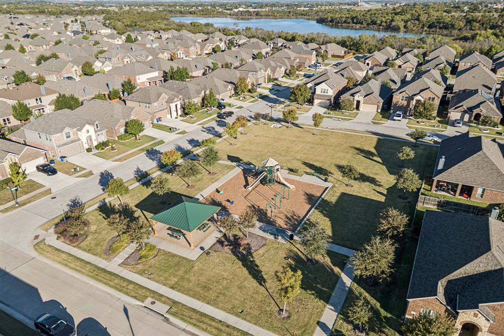 4017 Netherfield Road Frisco, TX 75036 - Photo 26 of 29 an aerial view of residential houses with outdoor space