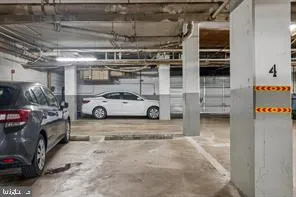 a view of parking garage