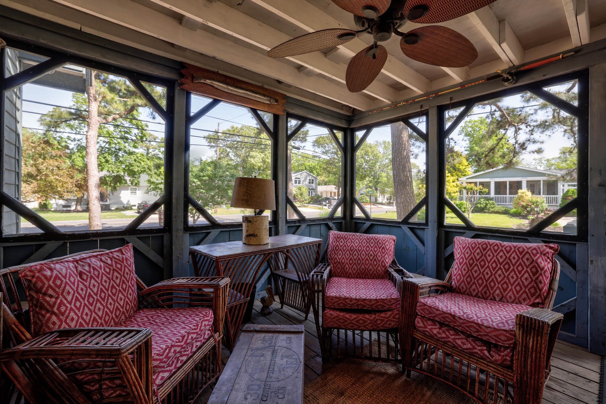 29 Cedarbrook Road Cape May, NJ 08204 - Photo 5 of 28 a outdoor living space with furniture and a large window