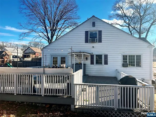 a view of a house with a deck