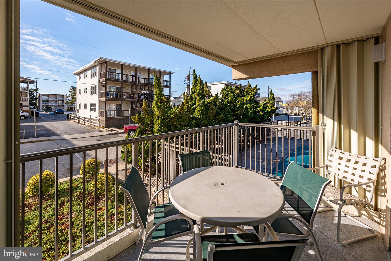 5801 Atlantic Avenue, Unit 101 Ocean City, MD 21842 - Photo 28 of 50 a view of a balcony dining area