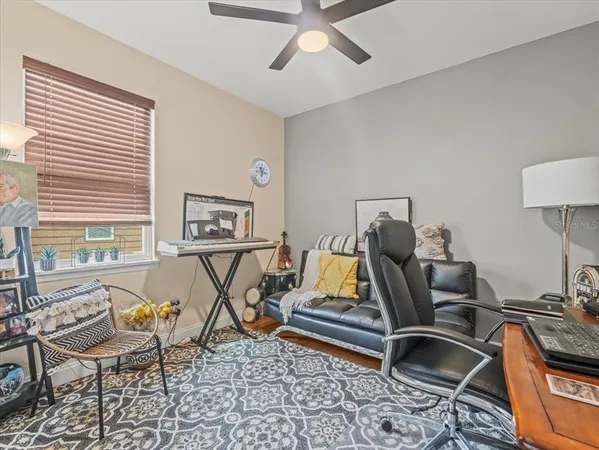 a view of a storage in a room