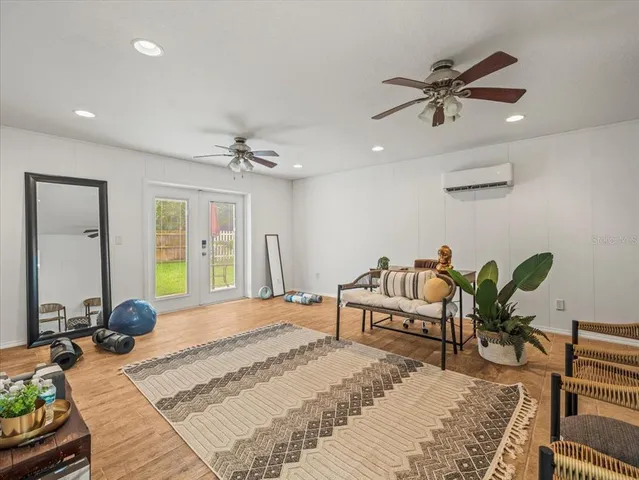 a view of an ocean with beach