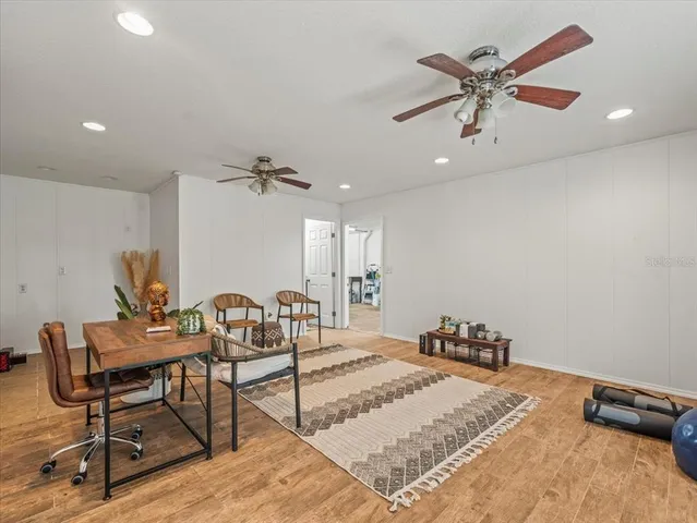 a view of an ocean and a mountain