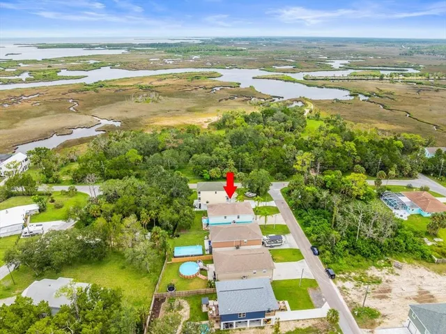 a view of an ocean and beach