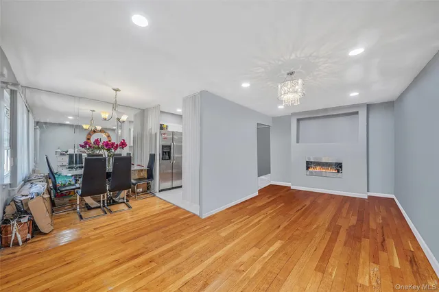 a view of livingroom with furniture and wooden floor