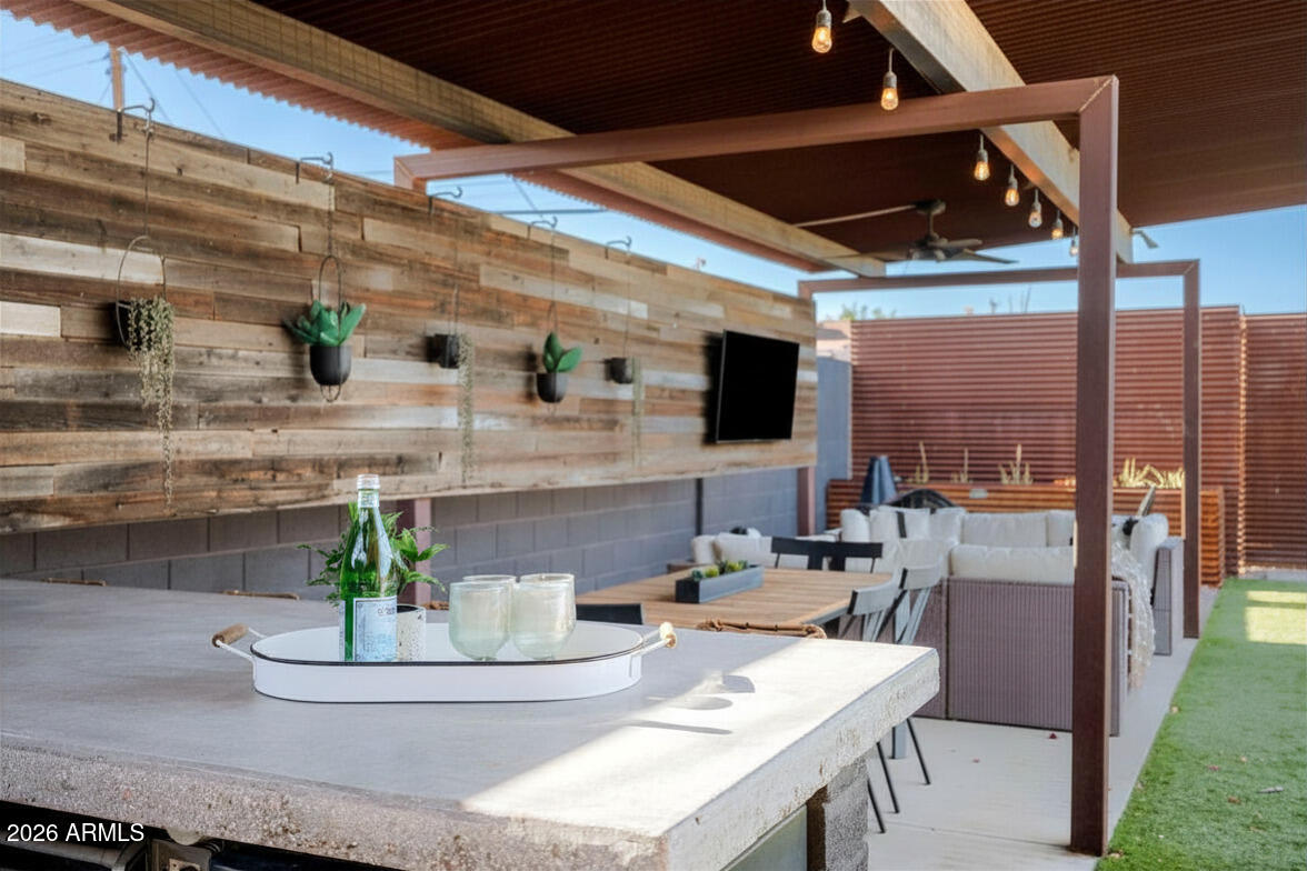 8124 East Granada Road Scottsdale, AZ 85257 - Photo 50 of 62 Outdoor dining area + living space