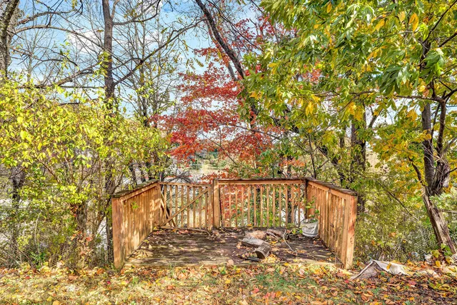 a street view from balcony