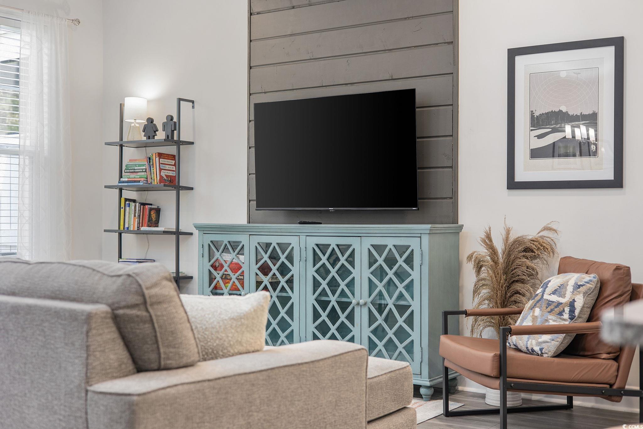 5130 Double Eagle Way North Myrtle Beach, SC 29582 - Photo 4 of 39 Sitting room featuring wood finished floors