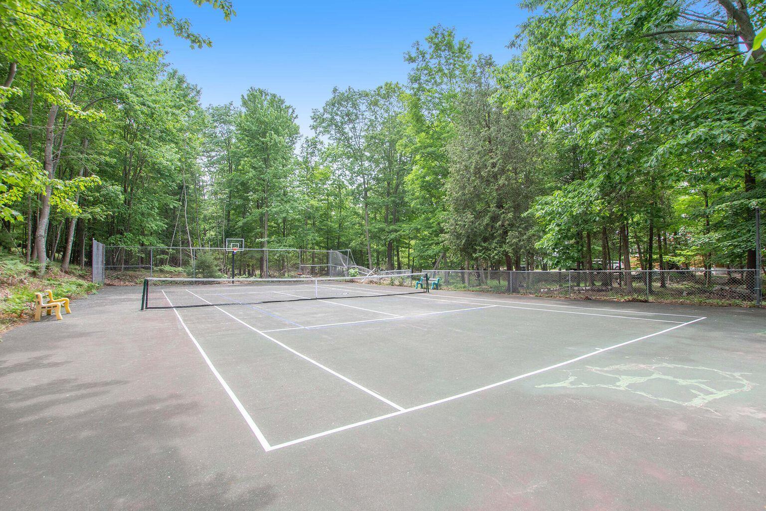 4339 West Fox Farm Road Manistee, MI 49660 - Photo 63 of 68 tennis court