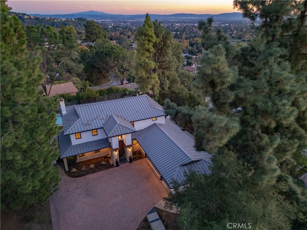 556 Camillo Road Sierra Madre, CA 91024 - Photo 8 of 52 an aerial view of a house with a yard basket ball court and outdoor seating