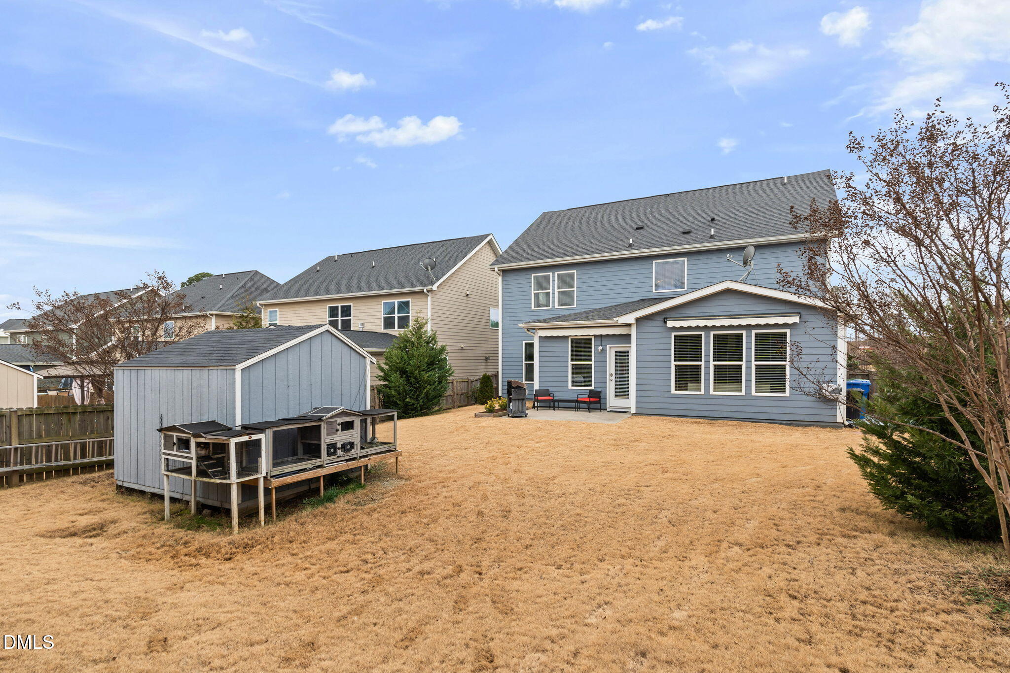 8001 Hergety Drive Raleigh, NC 27603 - Photo 43 of 52 a front view of a house with a yard