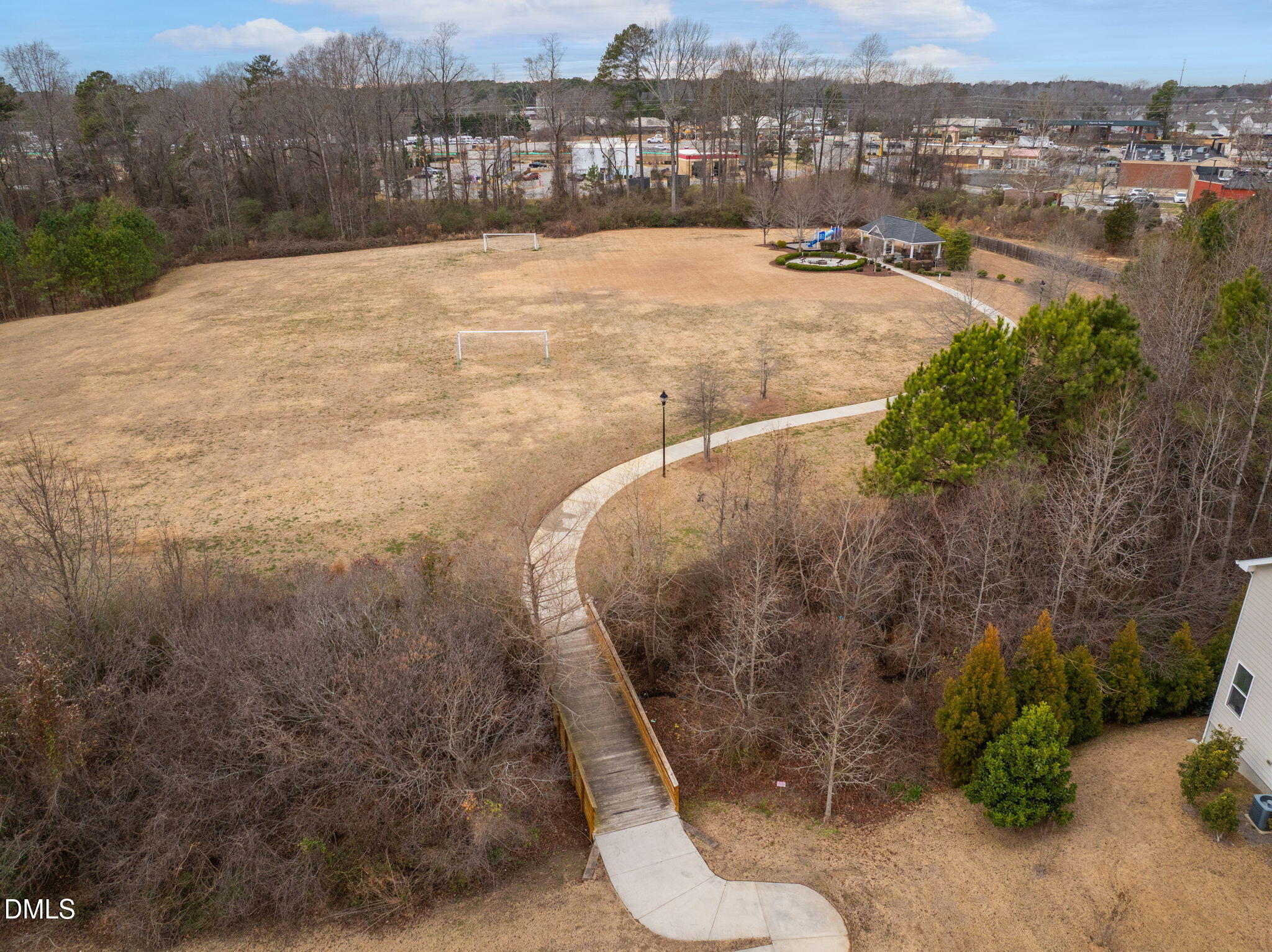 8001 Hergety Drive Raleigh, NC 27603 - Photo 47 of 52 walking trail to fields