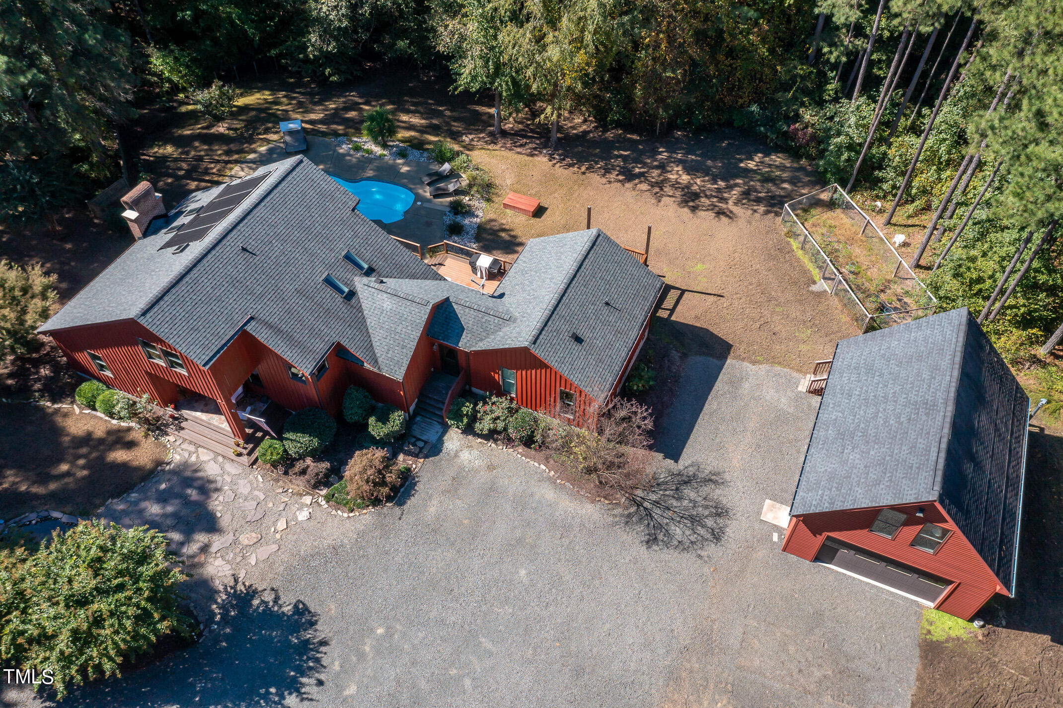 1141 Fleming Road Creedmoor, NC 27522 - Photo 39 of 45 Closeup Aerial View