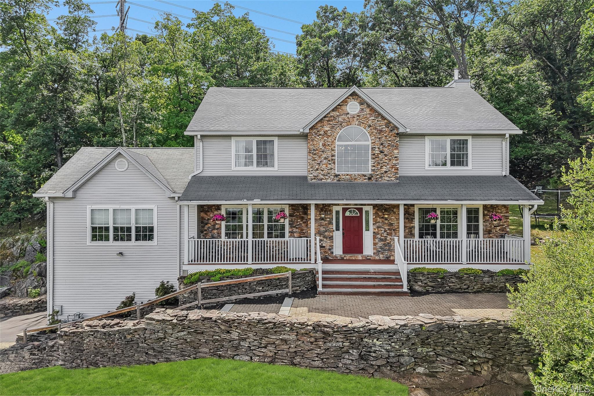 29 Dunderberg Road Tomkins Cove, NY 10986 - Photo 1 of 43 Welcoming porch, stone front