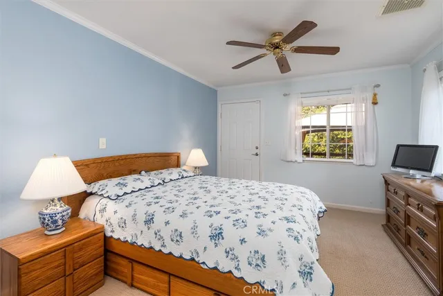 an outdoor view with patio